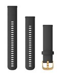 GARMIN pasek - QUICK RELEASE 20 MM - czarny/złoty