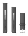 GARMIN pasek - QUICK RELEASE 22 MM - szary/srebrny
