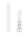 GARMIN pasek - LILY 14 MM - biały/złoty