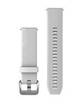 GARMIN pasek - QUICK RELEASE 20 MM - biały/srebrny