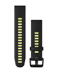 GARMIN pasek - QUICKFIT 20 - czarny/żółty