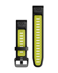 GARMIN pasek - QUICKFIT 20 - czarny/żółty