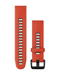 GARMIN pasek - QUICKFIT 20 - czerwony/czarny