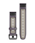 GARMIN pasek - QUICKFIT 20 - fioletowy/beżowy