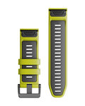GARMIN pasek - QUICKFIT 26 - żółty/szary