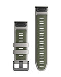 GARMIN pasek - QUICKFIT 26 - szary/zielony