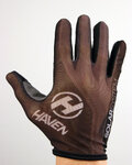 HAVEN Kolarskie rękawiczki z długimi palcami - SOLAR LONG - czarny