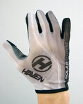 HAVEN Kolarskie rękawiczki z długimi palcami - SOLAR LONG - biały