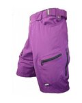 HAVEN Krótkie spodnie kolarskie bez szelek - NAVAHO - fioletowy