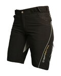 HAVEN Krótkie spodnie kolarskie bez szelek - SINGLETRAIL WMS - czarny