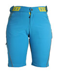 HAVEN Krótkie spodnie kolarskie bez szelek - SINGLETRAIL WMS - niebieski