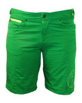 HAVEN Krótkie spodnie kolarskie bez szelek - AMAZON - zielony/żółty