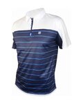 HAVEN Koszulka kolarska z krótkim rękawem - CITYR-ID - niebieski/biały
