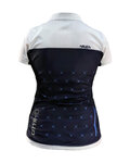 HAVEN Koszulka kolarska z krótkim rękawem - CITYR-ID WOMEN - niebieski/biały