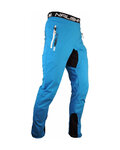 HAVEN Długie spodnie kolarskie bez szelek - NALISHA LONG - niebieski/biały