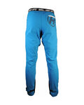 HAVEN Długie spodnie kolarskie bez szelek - NALISHA LONG - niebieski/biały