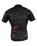 HAVEN Koszulka kolarska z krótkim rękawem - SKINFIT - czarny/czerwony