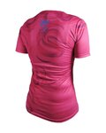 HAVEN Koszulka kolarska z krótkim rękawem - ENERGY CRAZY SHORT - różowy