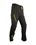 HAVEN Długie spodnie kolarskie bez szelek - POLARTIS - czarny/zielony