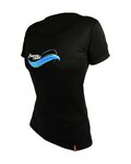 HAVEN Koszulka kolarska z krótkim rękawem - ENERGY SHORT - czarny/niebieski