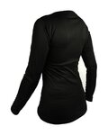 HAVEN Letnia koszulka kolarska z długim rękawem - ENERGY LONG - czarny/niebieski