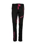 HAVEN Długie spodnie kolarskie bez szelek - ENERGIZER POLAR - różowy/czarny