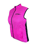 HAVEN Kamizelka kolarska - FEATHERLITE BREATH - różowy/czarny