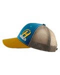 HAVEN Czapka kolarska - TRUCKER - niebieski/brązowy
