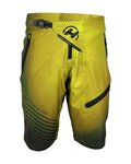 HAVEN Krótkie spodnie kolarskie bez szelek - ENERGIZER FACTORY - żółty