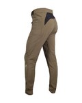 HAVEN Długie spodnie kolarskie bez szelek - FACTORY AIR - brązowy