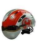 HAVEN Kask kolarski - 3T SHOT - czerwony/czarny