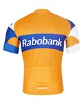 BONAVELO Koszulka kolarska z krótkim rękawem - RABOBANK - pomarańczowy/niebieski