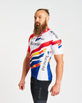 BONAVELO Koszulka kolarska z krótkim rękawem - 1996 BANESTO - niebieski/biały/czerwony