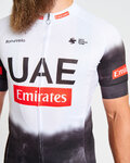 BONAVELO Koszulka kolarska z krótkim rękawem - UAE 2025 - biały/czarny