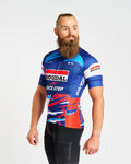 BONAVELO Koszulka kolarska z krótkim rękawem - SOUDAL-QUICKSTEP 2025 - niebieski/biały