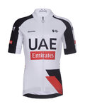 BONAVELO Koszulka kolarska z krótkim rękawem - UAE 2026 - biały/czarny/czerwony