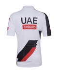 BONAVELO Koszulka kolarska z krótkim rękawem - UAE 2026 - biały/czarny/czerwony