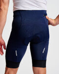 HOLOKOLO Krótkie spodnie kolarskie bez szelek - ELITE - niebieski/czarny