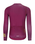 HOLOKOLO Letnia koszulka kolarska z długim rękawem - VICTORIOUS GOLD ELITE - bordowy