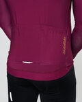 HOLOKOLO Letnia koszulka kolarska z długim rękawem - VICTORIOUS GOLD ELITE - bordowy
