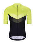 HOLOKOLO Koszulka kolarska z krótkim rękawem - ARROW II - jasnozielony/czarny