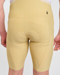 HOLOKOLO Krótkie spodnie kolarskie z szelkami - NOVEL PRO - beżowy