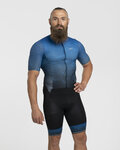 HOLOKOLO Kombinezon kolarski - TEMPO - niebieski/czarny