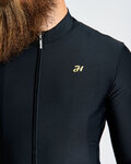HOLOKOLO Zimowa koszulka kolarska z długim rękawem - VICTORIOUS WINTER - czarny
