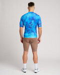 HOLOKOLO Koszulka kolarska z krótkim rękawem - RUSTLE - niebieski