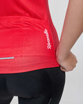 RIVANELLE Koszulka kolarska z krótkim rękawem - GEAR UP - czerwony