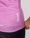 RIVANELLE Koszulka kolarska z krótkim rękawem - LEVEL UP - fioletowy