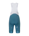 RIVANELLE Krótkie spodnie kolarskie z szelkami - ACTIVE ELITE - zielony/biały