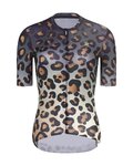 RIVANELLE Koszulka kolarska z krótkim rękawem - WILDCAT - brązowy/czarny