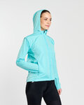 RIVANELLE Kolarska wodoodporna kurtka - WIND/RAIN - turkusowy